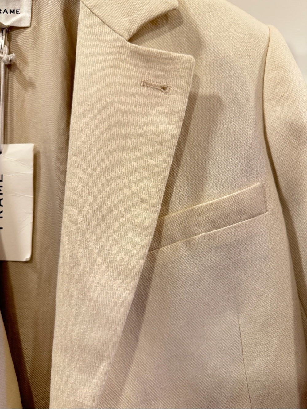 Off-White Two-Button Blazer - Picture 3 of 4